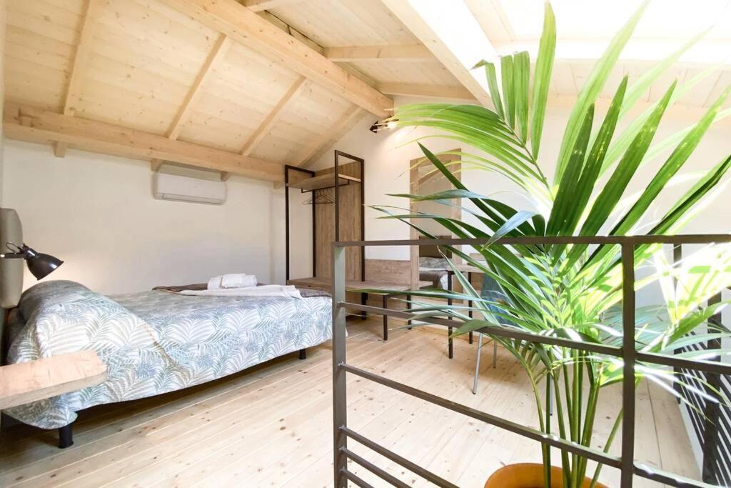 Appartamento New Agriloft 4 Palms clima, giardino e Wi-Fi a 50 mt dal mare Bordighera Esterno foto